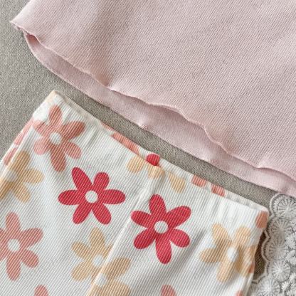 Baby Girl Floral Lace 2-piece Set - image 11