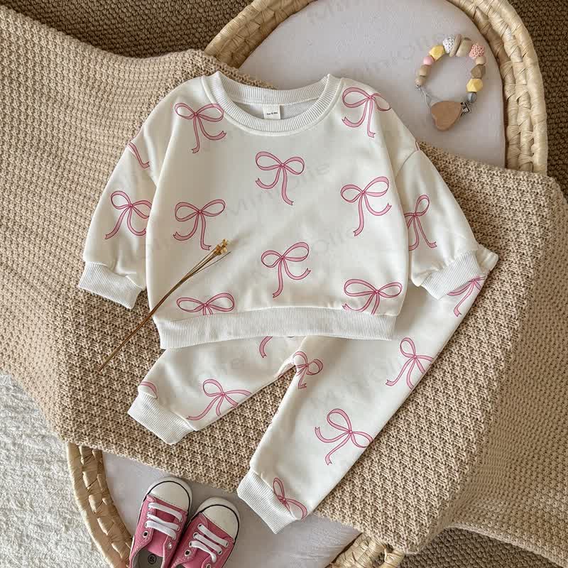 Baby Girl Bow 2-piece Set - image 2