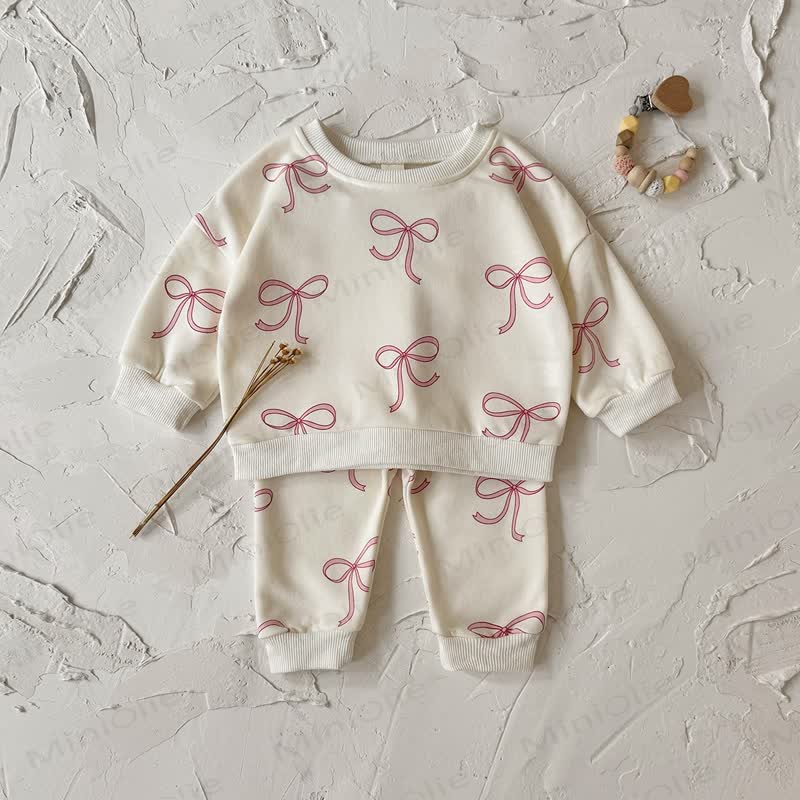 Baby Girl Bow 2-piece Set - image 7
