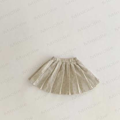 Baby Toddler Girl Flower Plaid Bow Top & Skirt - image 5