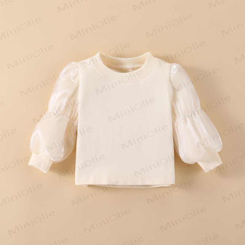 Baby Girl Fleece Flower Dress/Mesh Top - Top - 18-24M - image 5