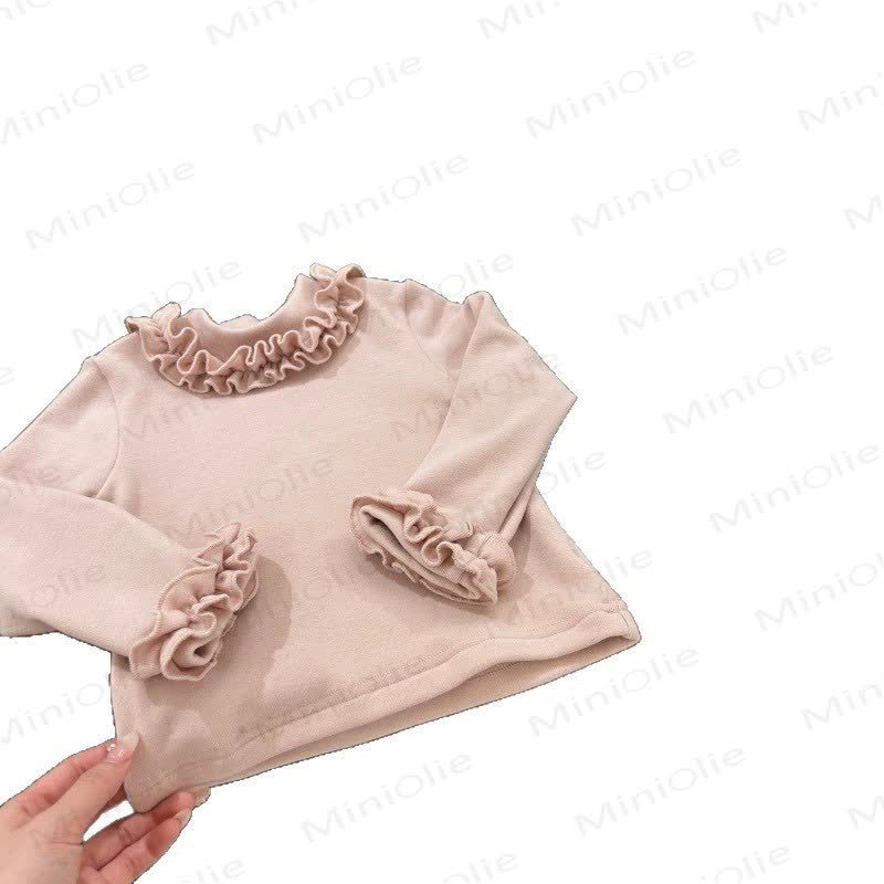 Toddler Kid Girl Solid Color Ruffled T-Shirt - image 5