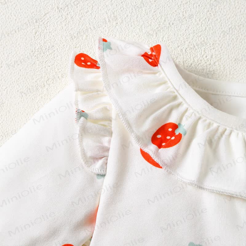 SWEETY Baby Girl 3D Love Dress & Strawberry Bodysuit - image 8