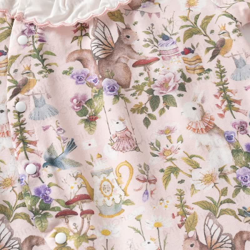 Baby Floral Animal Romper - image 11