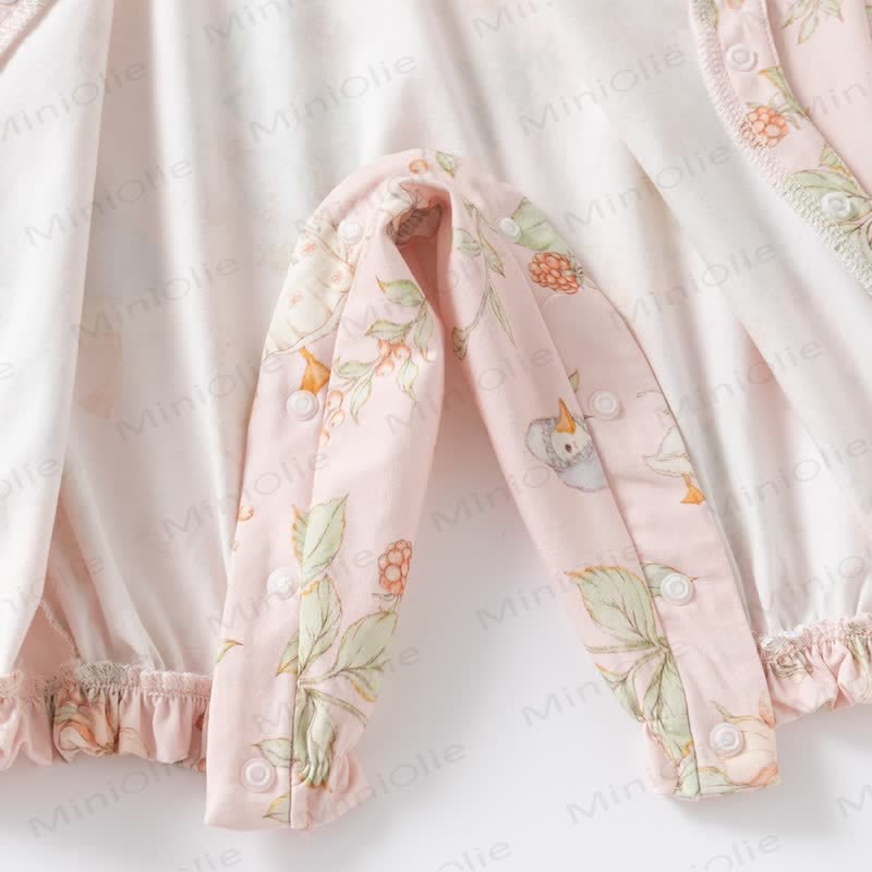 Baby Floral Animal Romper - image 19