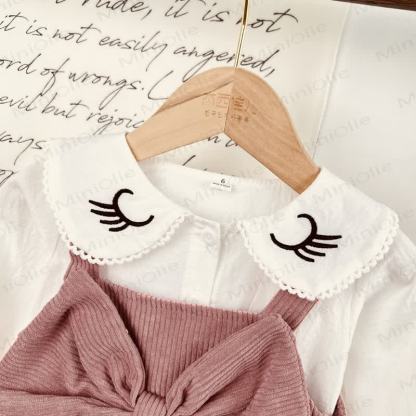 Baby Toddler Girl Bow Cord Dress - image 6