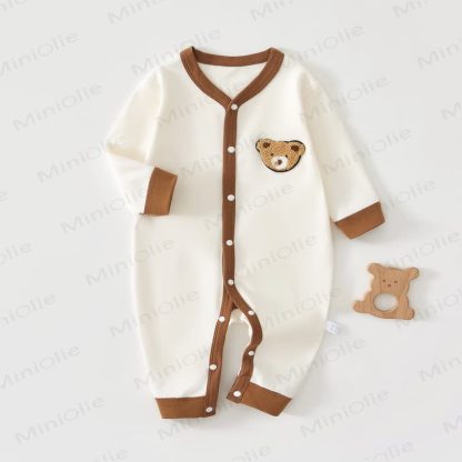 Baby Bunny/Rabbit All-cotton Romper - Brown - 18-24M - image 6