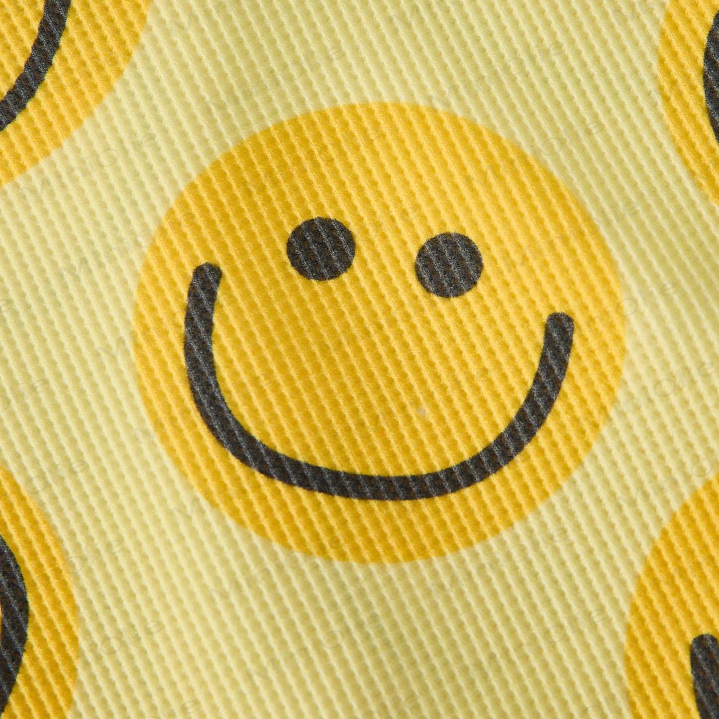 Baby Waffle Yellow Smiley Face Sweatshirt 2-piece Set - image 5