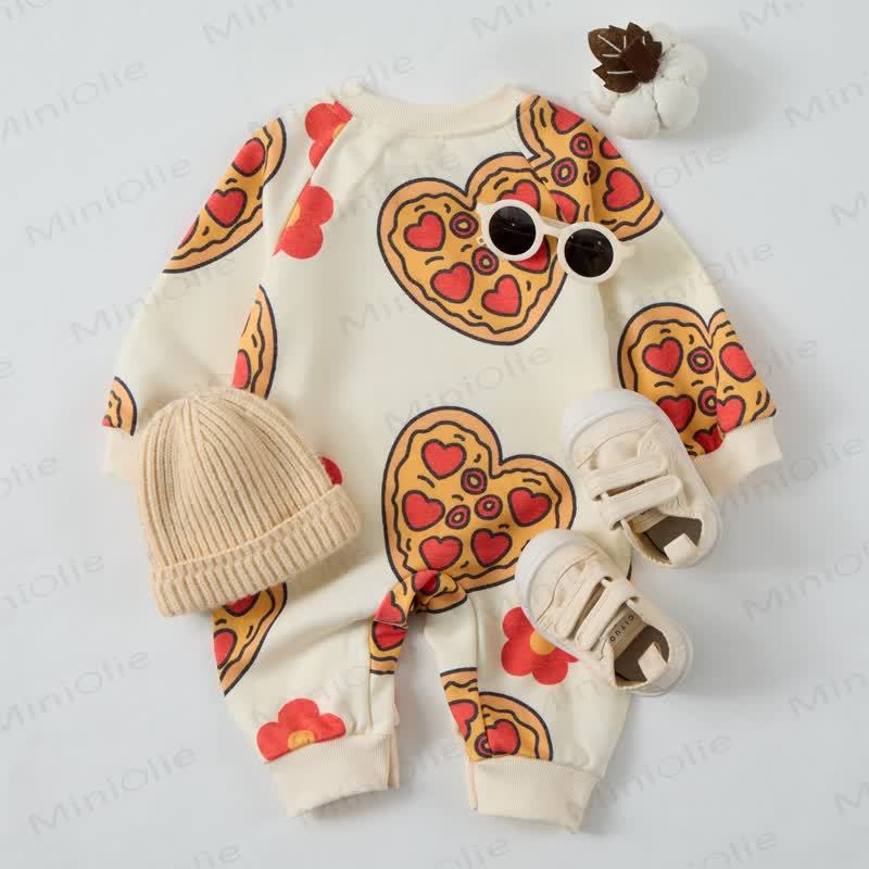 Baby Pizza Apricot Romper - image 3