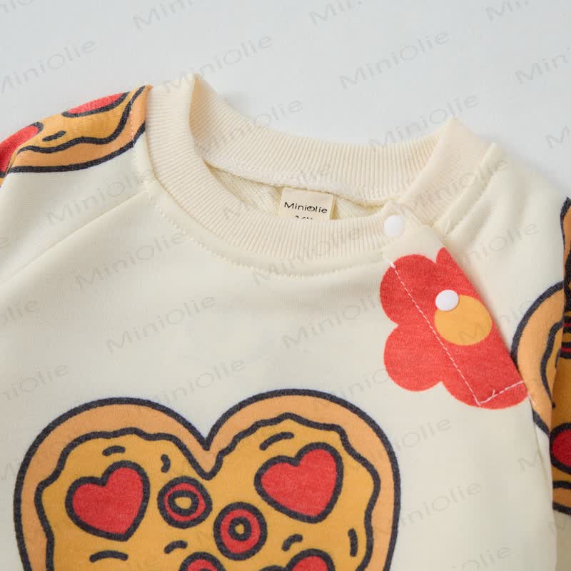 Baby Pizza Apricot Romper - image 4