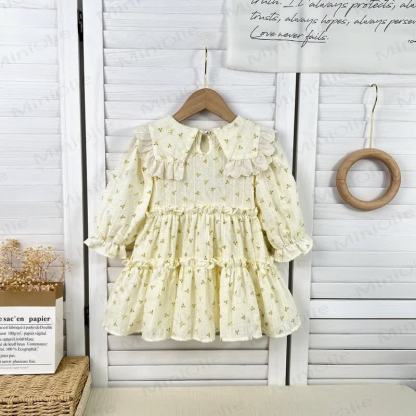 Baby Toddler Girl Flower Lace Dress - image 2