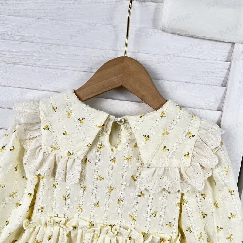 Baby Toddler Girl Flower Lace Dress - image 4