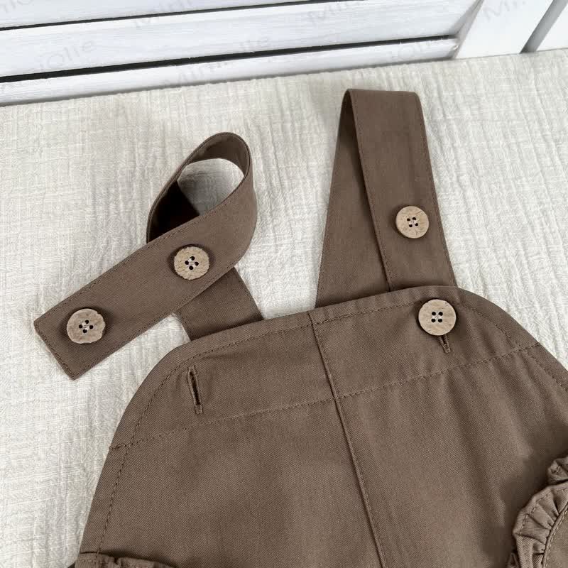 Baby Toddler Girl Solid Color Lace Top/Suspender Dress - image 11