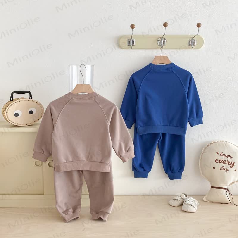 Baby Toddler 2-piece Solid Color Set - image 4