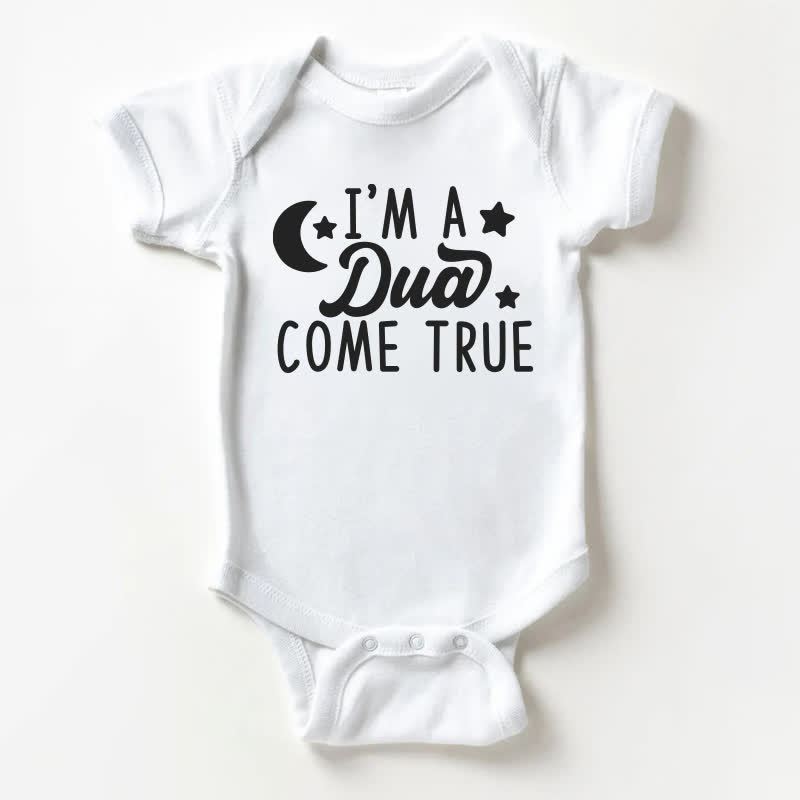 I'M A DUA COME TRUE Baby White Bodysuit - White - 18-24M - image 1