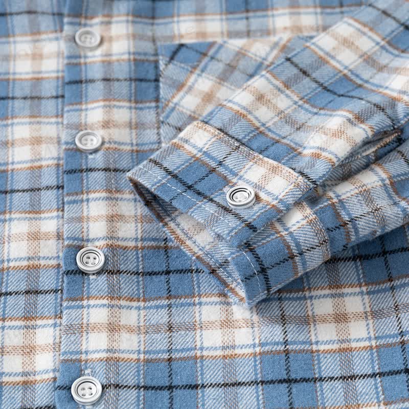 Kid Boy Plaid Pocket Shirt - image 4