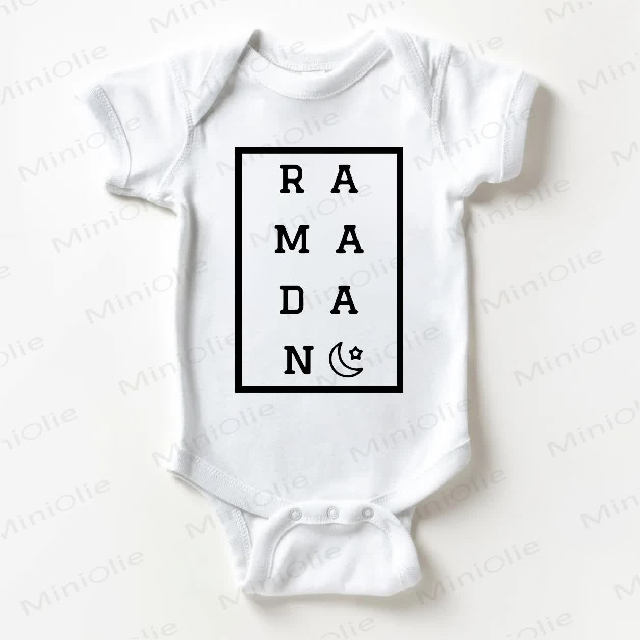 RAMADAN Baby White Bodysuit - White - 18-24M - image 1
