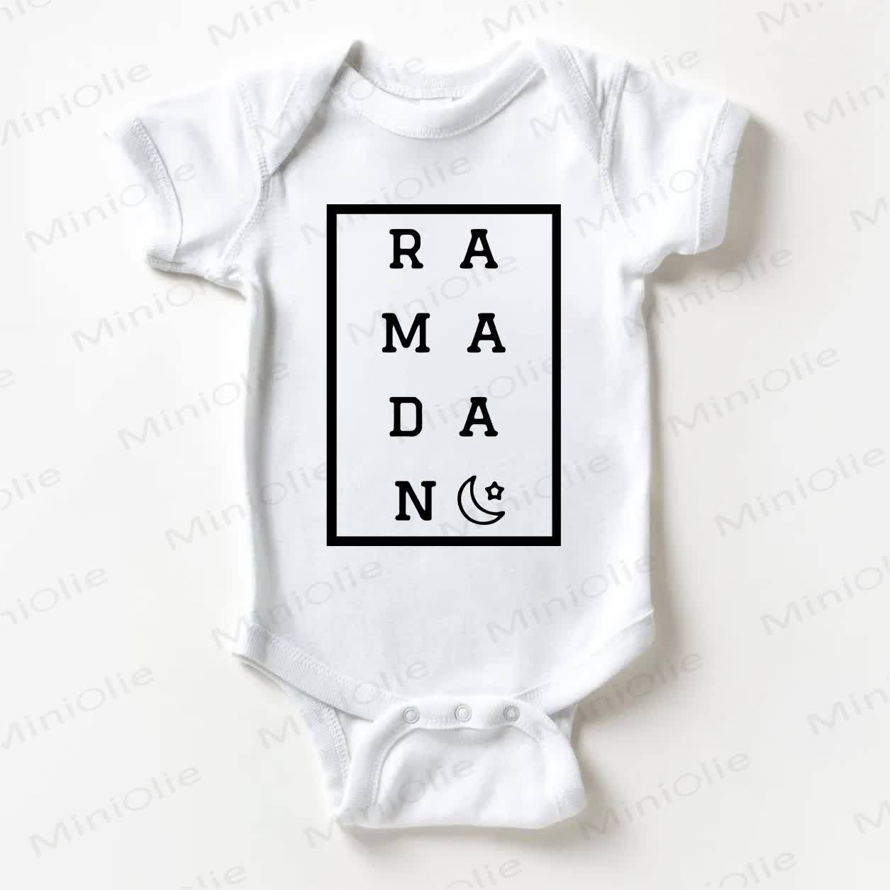 RAMADAN Baby White Bodysuit - White - 18-24M - image 1