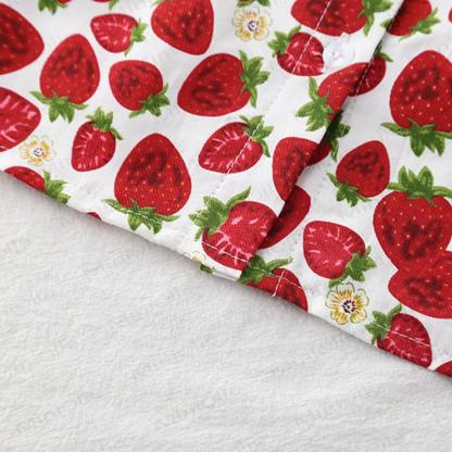 Baby Toddler Girl Strawberry Flower 3-piece Knit Set - image 15