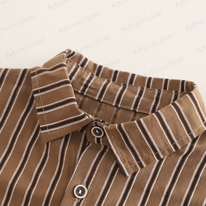 HAPPY Baby Toddler Boy Stripe Dog 3-piece Knit Set - image 12