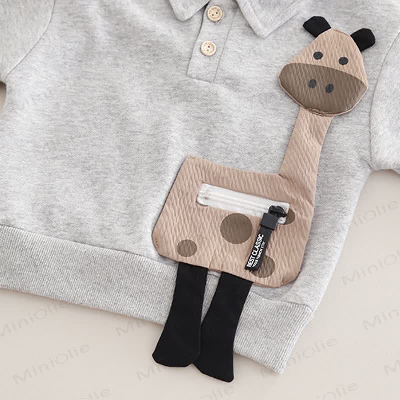 Baby Toddler Boy Giraffe 2-piece Set - image 8