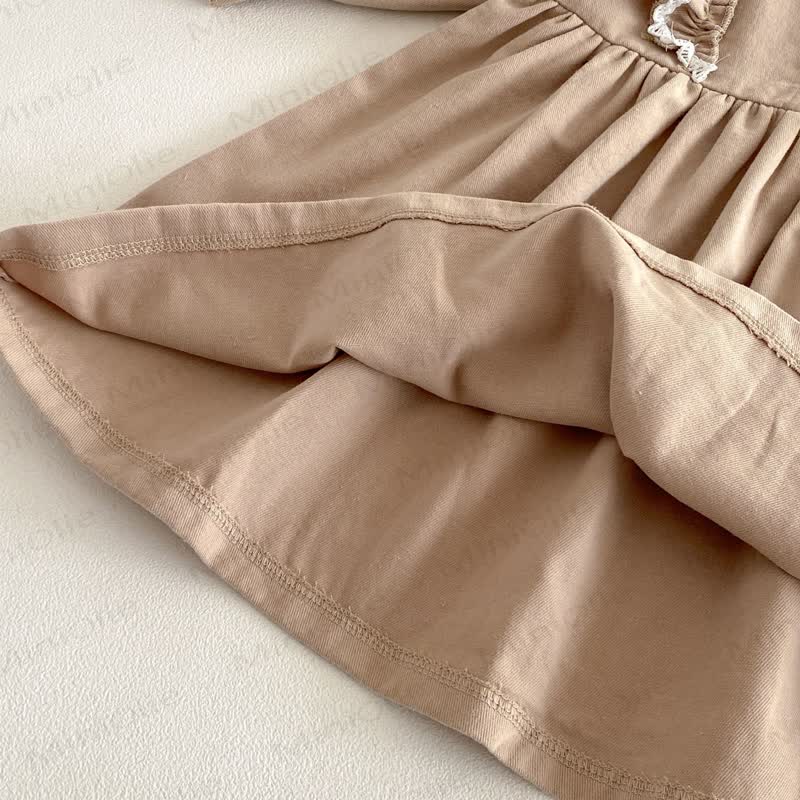 Baby Toddler Girl Solid Color Dress - image 10