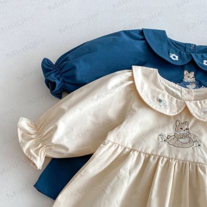 Baby Toddler Girl Bunny Dress - image 9