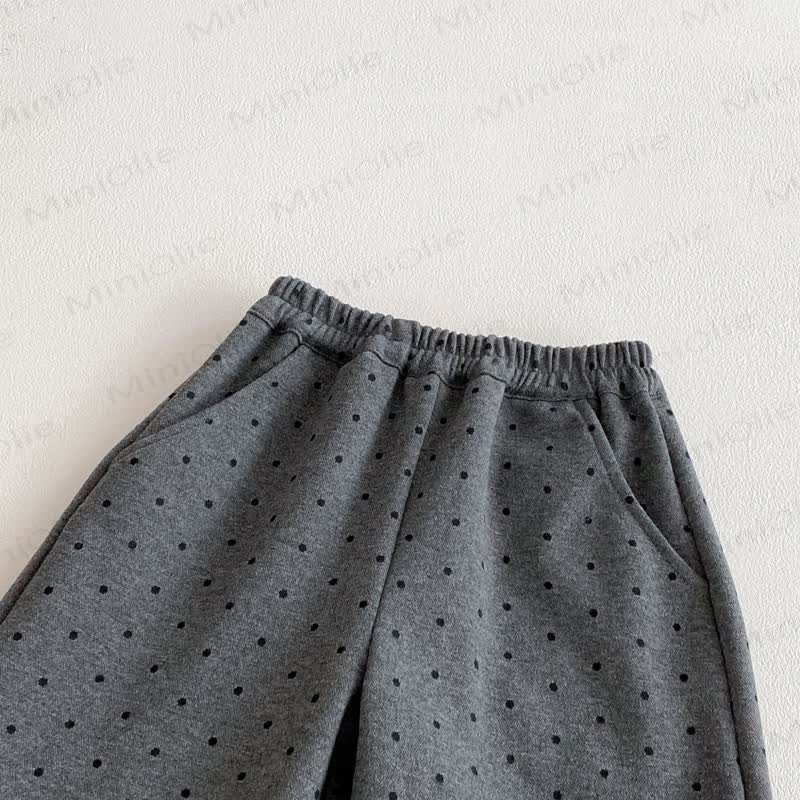 Baby Toddler Girl Grey Dot Bow 3-piece Set - image 11