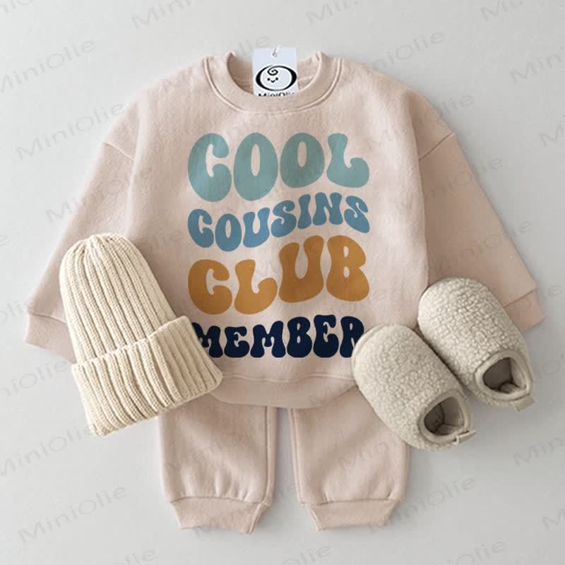 COOL COUSINS CLUB MEMBER Baby Beige 2-piece Set - Beige - 2-3T - image 1