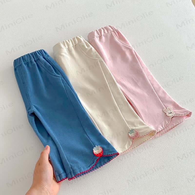 Baby Toddler Girl Strawberry Bunny Pants - image 2