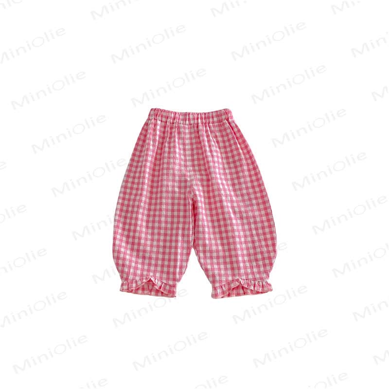 Baby Toddler Girl Plaid Pants - image 5