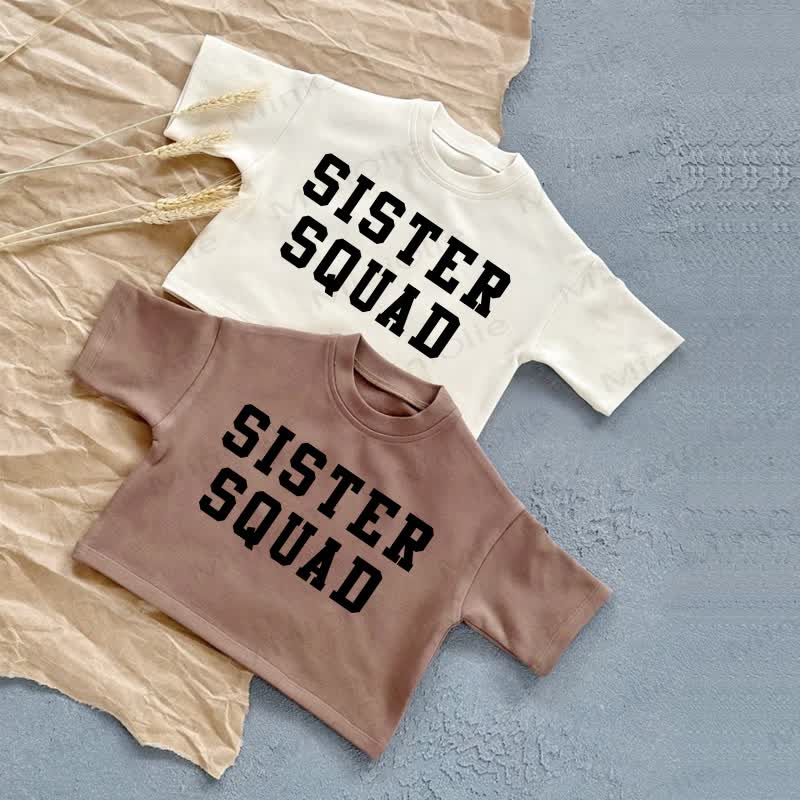 SISTER SQUAD Baby Summer Casual T-shirt - image 1