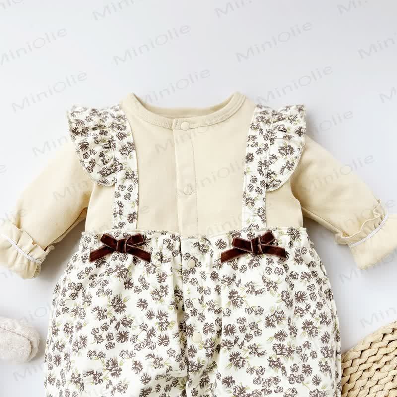 Baby Flower Bow Romper - image 3
