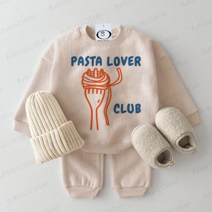 PASTA LOVER CLUB Baby 2-piece Beige Set - Beige - 2-3T - image 1