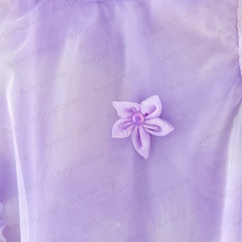 Toddler Kid Girl Flower/Love Mesh Dress - image 13