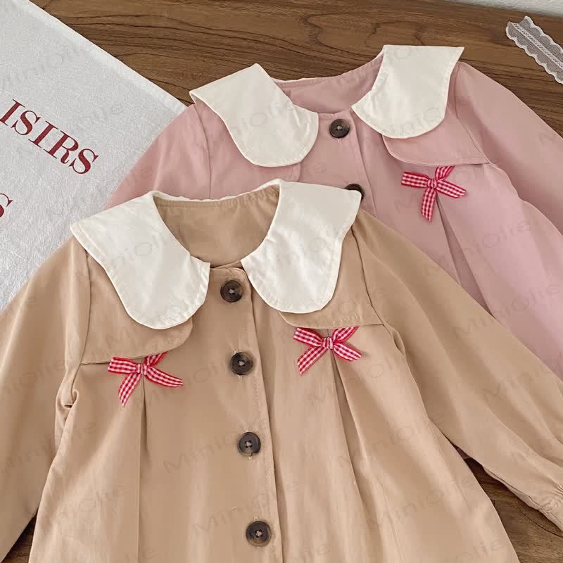 Baby Girl Bow Collar T-Shirt - image 8