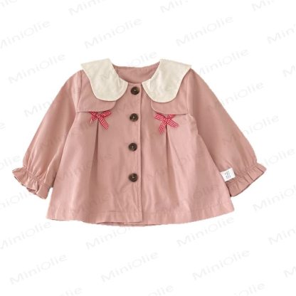 Baby Girl Bow Collar T-Shirt - image 6