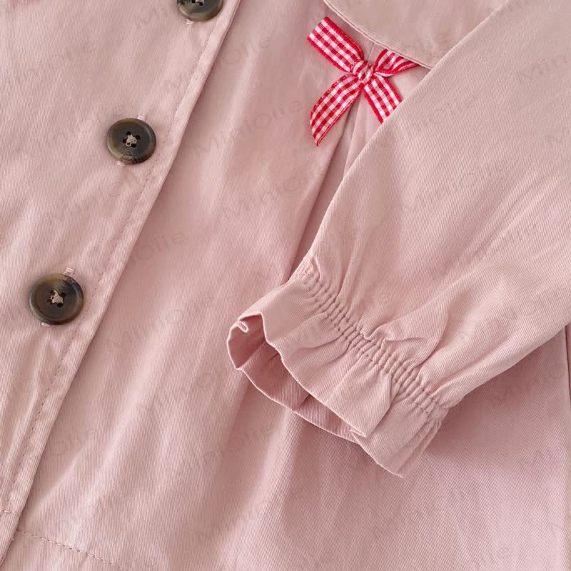 Baby Girl Bow Collar T-Shirt - image 4