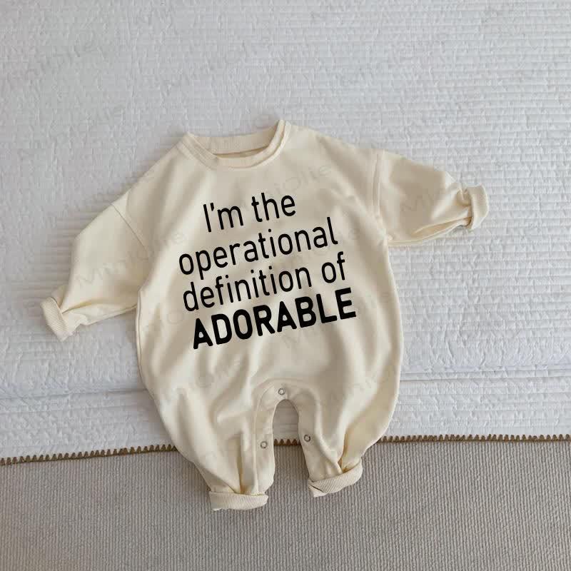 ADORABLE Baby Toddler Beige Romper - Beige - 2-3T - image 1