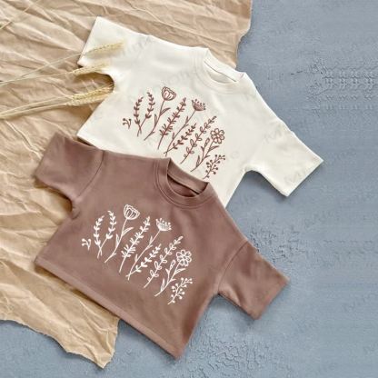 Baby Wildflower Summer Casual T-shirt - image 1