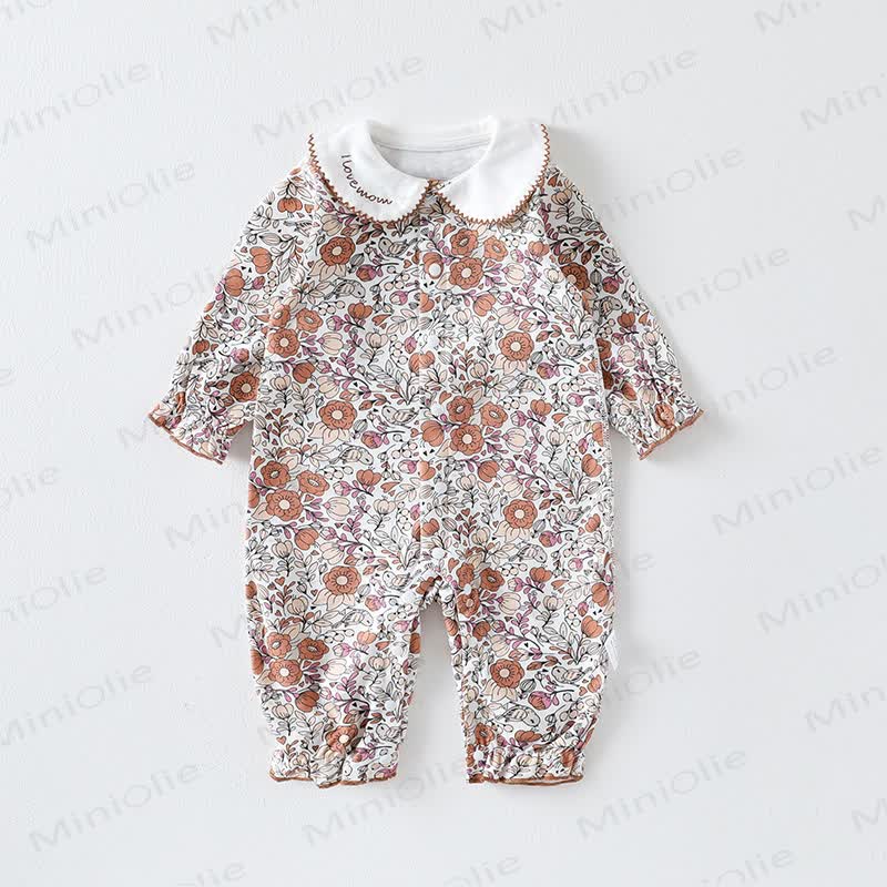 Baby Maple Leaf/Flower Romper - Flower - 18-24M - image 1