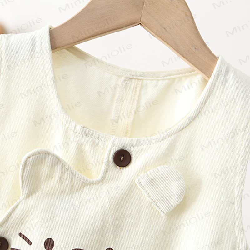 Baby Toddler Cat Jean Overalls - image 6
