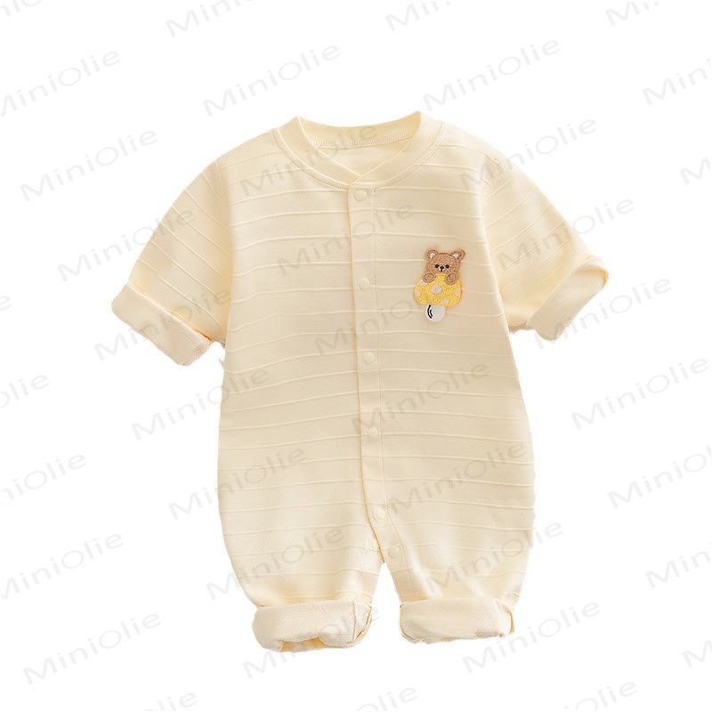 Baby Mushroom All-cotton Romper - image 12