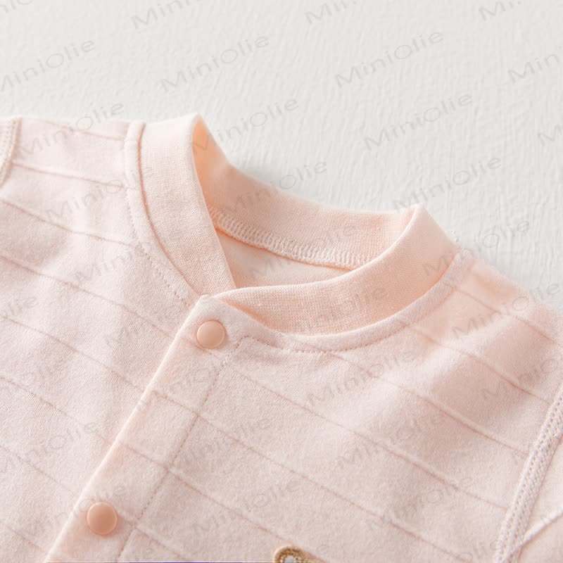 Baby Mushroom All-cotton Romper - image 4