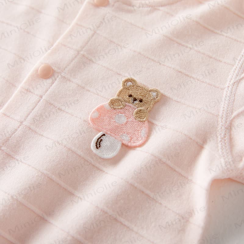 Baby Mushroom All-cotton Romper - image 5