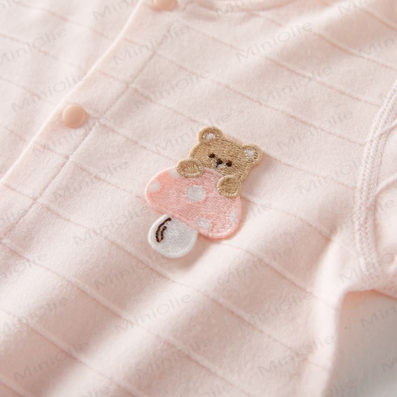 Baby Mushroom All-cotton Romper - image 5