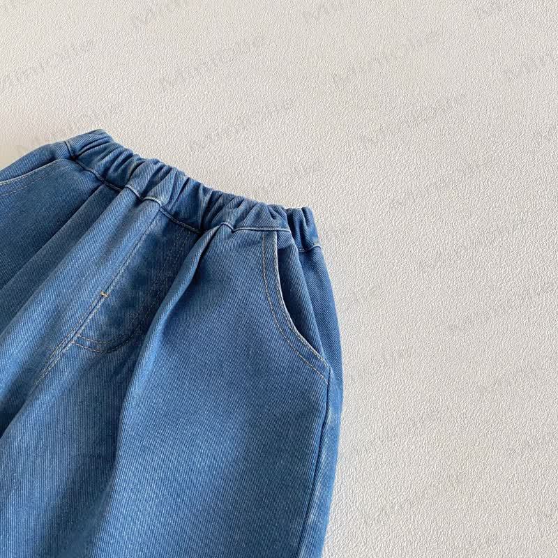 Baby Toddler Girl White Flower Top/Blue Denim Bow Pants - image 5