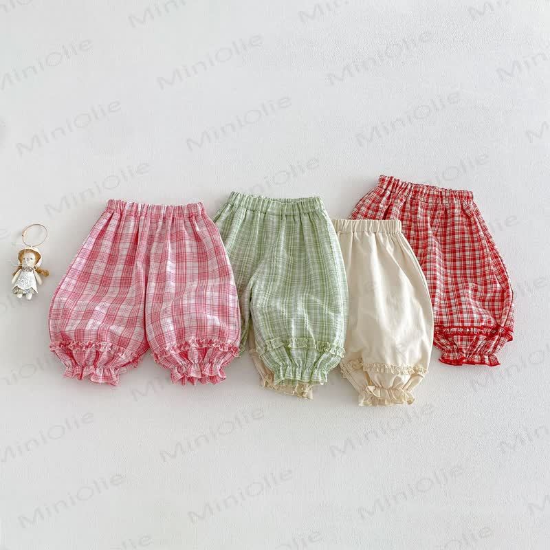 Baby Toddler Girl Check Pants - image 1