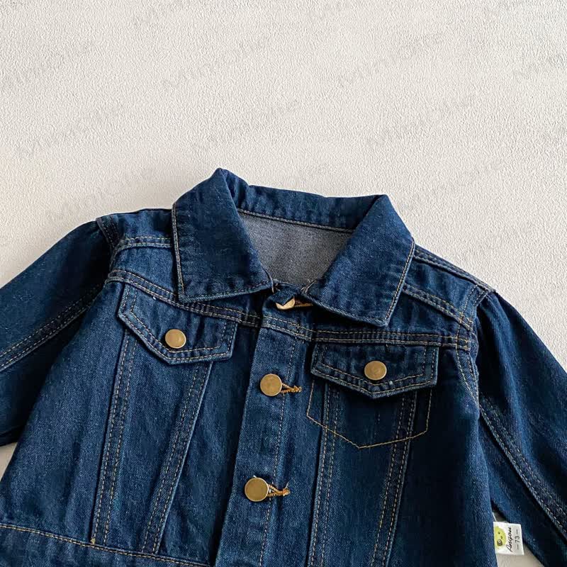 Baby Toddler Blue Denim 2-piece Set - image 5