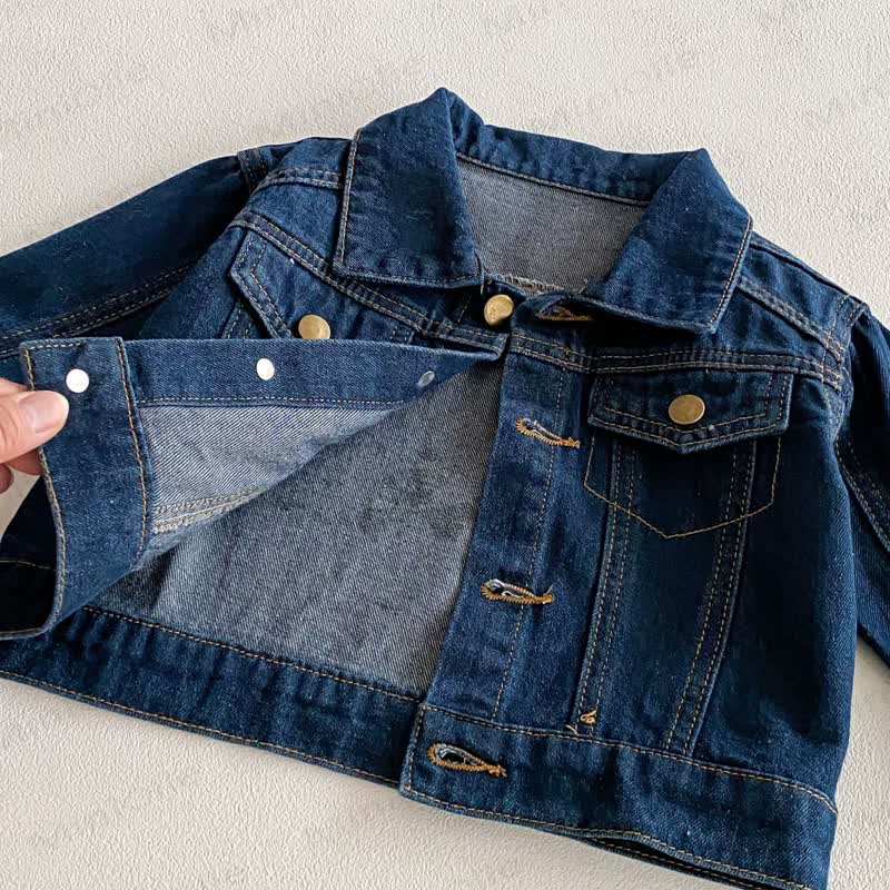 Baby Toddler Blue Denim 2-piece Set - image 8